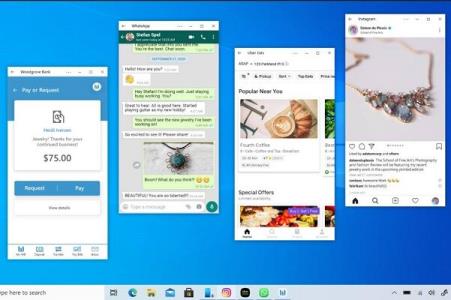 اجرای همزمان برنامه های گوشی روی ویندوز ۱۰ تسهیل شد
